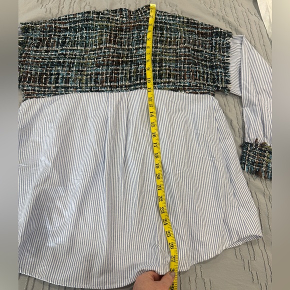 Zara Basics Tweed Button Down - Picture 12 of 13